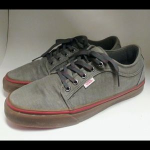 Vans Ultracush Shoes Gun Metal Canvas Gum Soles